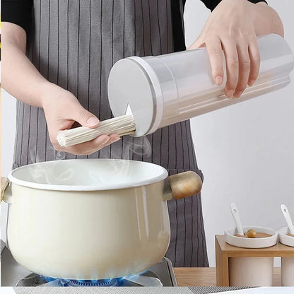1Pc Noodles Sealed Can Wheat Pasta Plastics Organizer Airtight Sealed Containers Divided Can Storage Boxs Kitchen Accessories