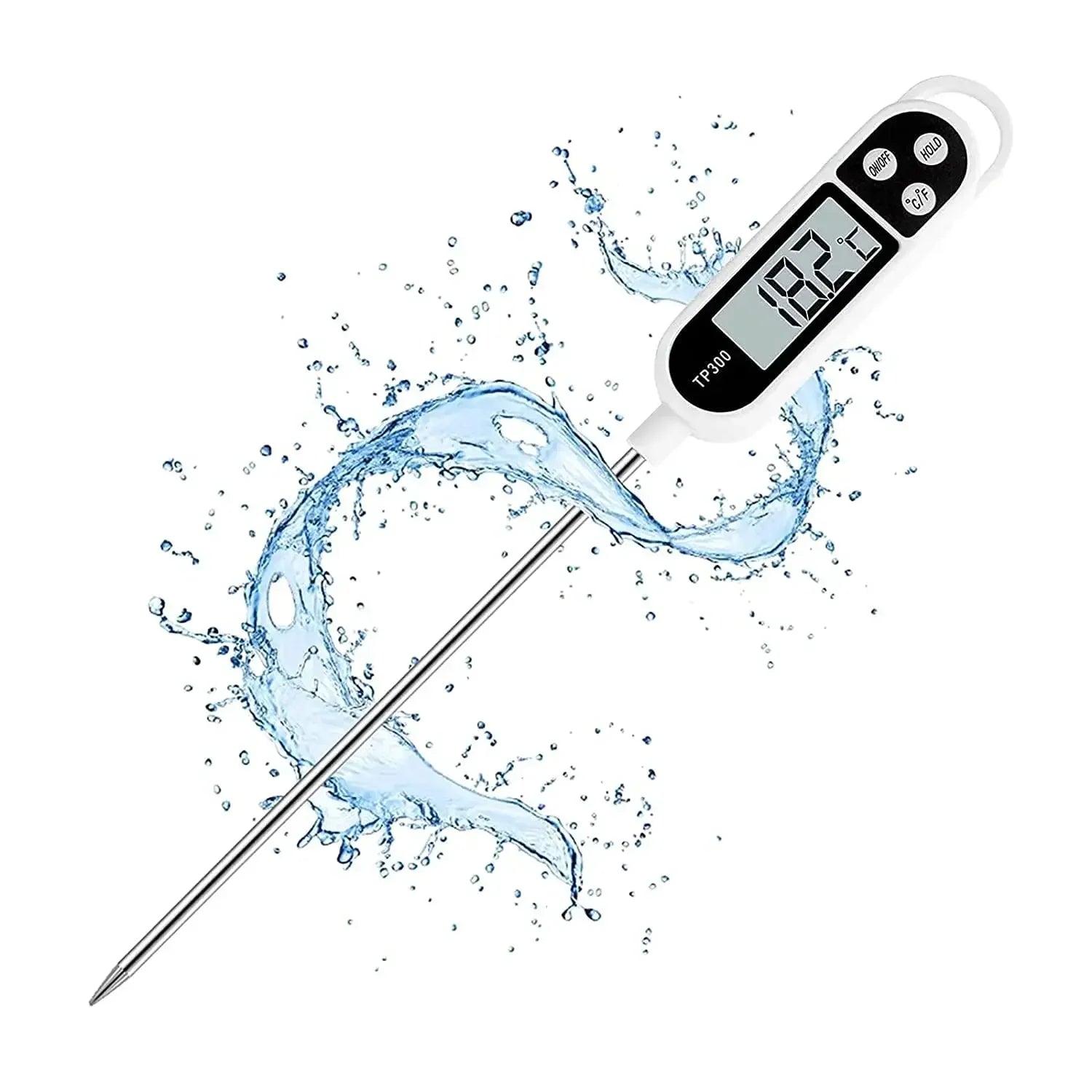 Digital Kitchen Thermometer Digital Temperature Measuringtool for Meat Electronic Food Thermometer LCD Display Food Thermometer