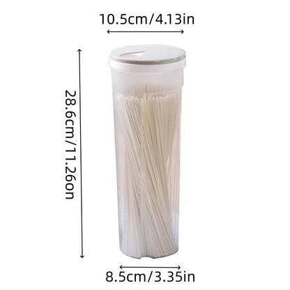 1Pc Noodles Sealed Can Wheat Pasta Plastics Organizer Airtight Sealed Containers Divided Can Storage Boxs Kitchen Accessories