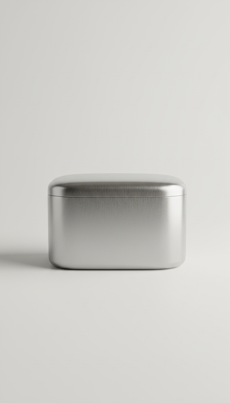 Brushed Stainless Steel Bread Box