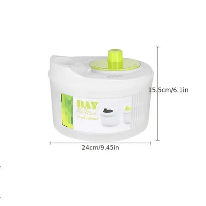 Salad Spinner Lettuce Greens Washer Dryer Drainer Crisper Strainer for Washing Drying Leafy Vegetables Kitchen Tools